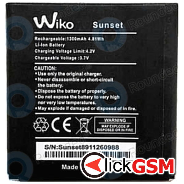 Fix Acumulator Wiko Sunset