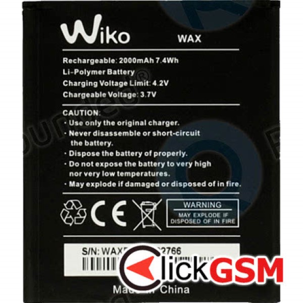 Fix Acumulator Wiko Wax