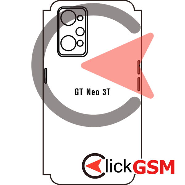 Silicon TPU Realme GT Neo 3T · Silicon TPU