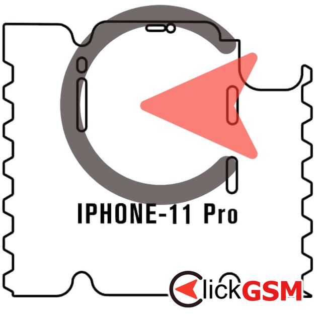 Folie Protectie Completa Spate Apple iPhone 11 Pro