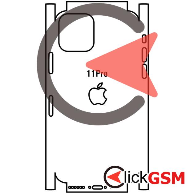 Folie Protectie Completa Spate Apple iPhone 11 Pro