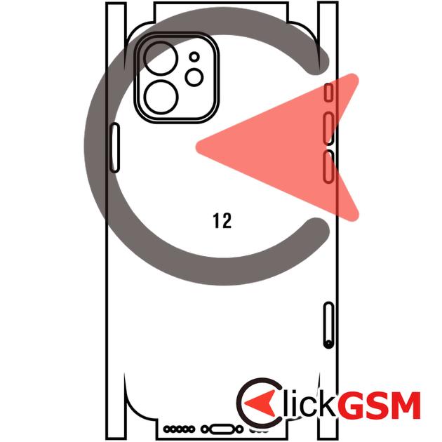 Folie Protectie Completa Spate Apple iPhone 12