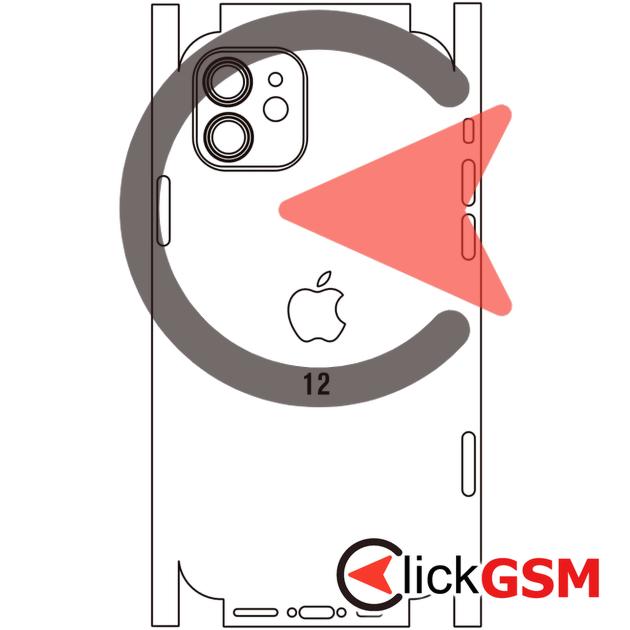 Folie Protectie Completa Spate Apple iPhone 12