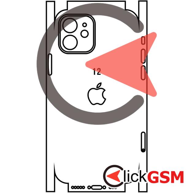 Folie Protectie Completa Spate Apple iPhone 12