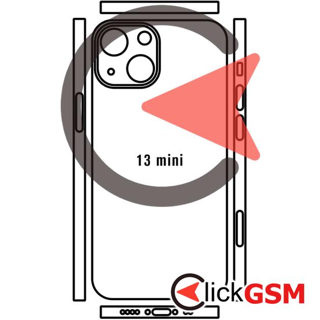 Folie Protectie Completa Spate Apple iPhone 13 mini