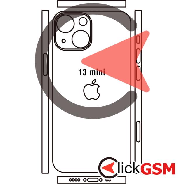 Folie Protectie Completa Spate Apple iPhone 13 mini
