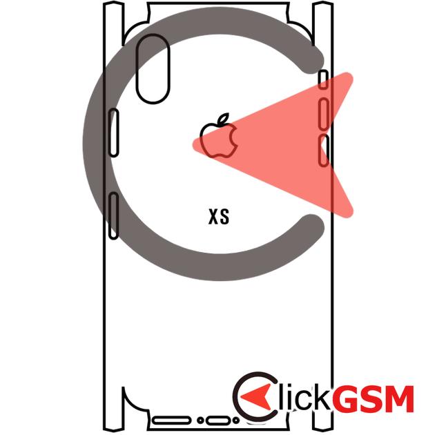 Folie Protectie Completa Spate Apple iPhone XS