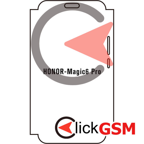 Folie Honor Magic6 Pro Front Half