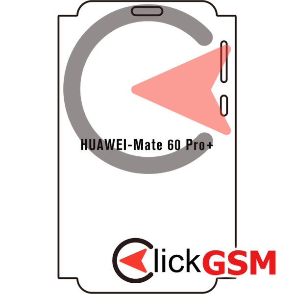 Folie Protectie Completa Spate Huawei Mate 60 Pro+