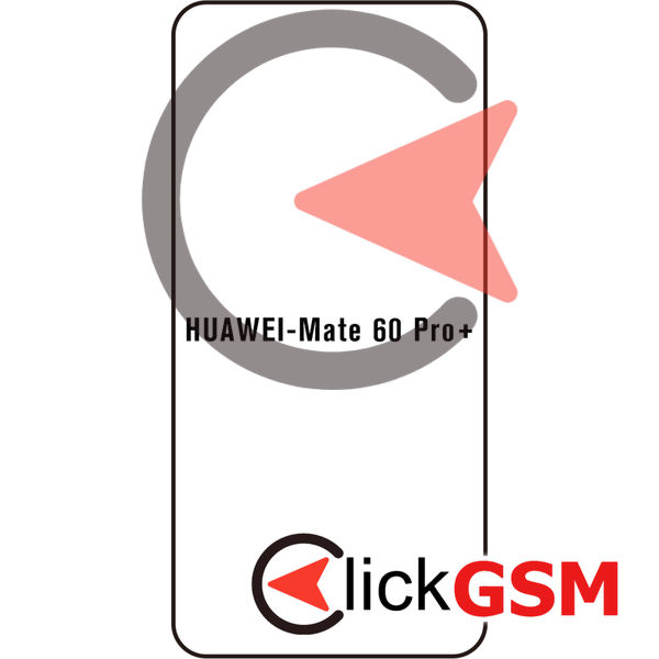 Folie Huawei Mate 60 Pro+ With Cover