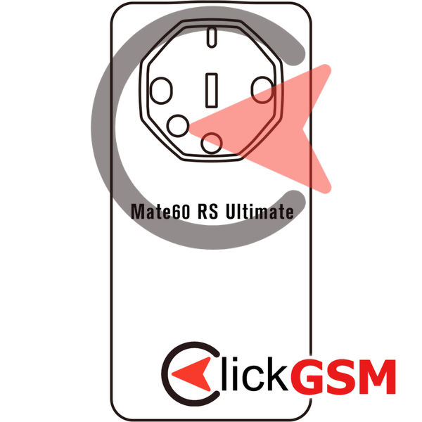 Folie Huawei Mate 60 Rs Ultimate Back 1