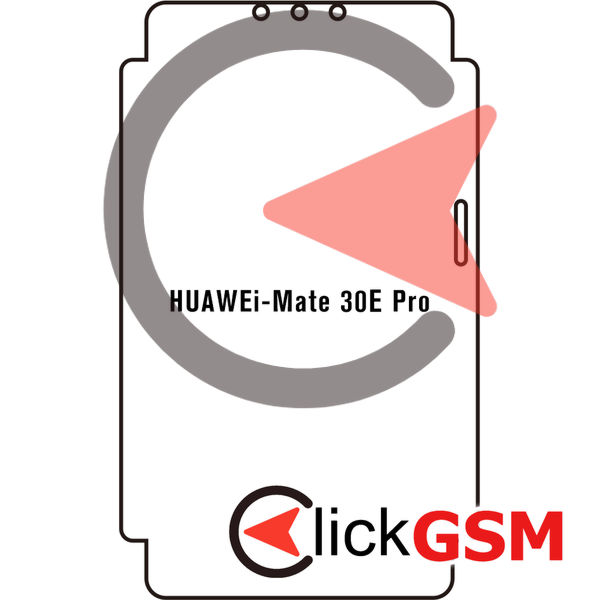 Folie Protectie Completa Spate Anti Fingerprint Huawei Mate 30E Pro 5G