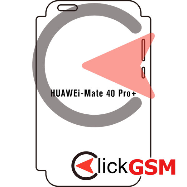 Folie Protectie Completa Spate Huawei Mate 40 Pro+