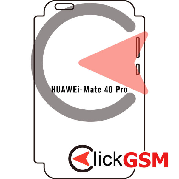 Folie Protectie Completa Fata Huawei Mate 40 Pro