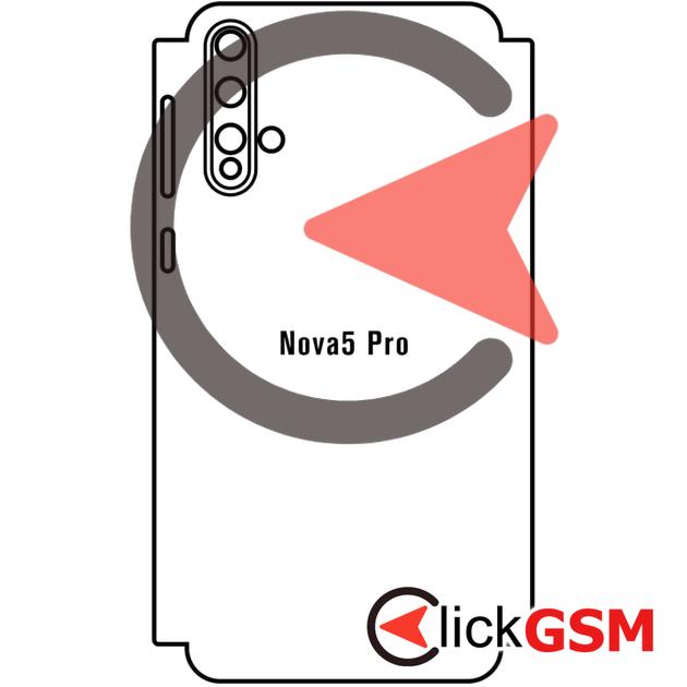 Folie Protectie Completa Spate Huawei nova 5 Pro