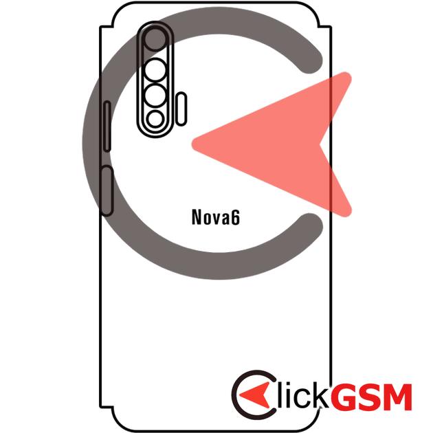 Folie Protectie Completa Spate Huawei nova 6 5G