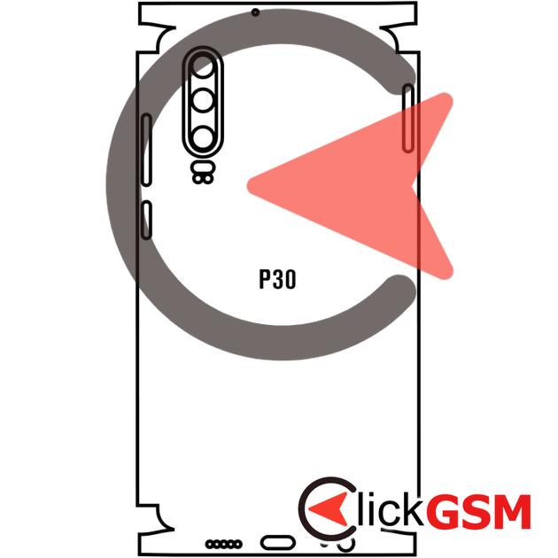 Folie Protectie Completa Spate Huawei P30