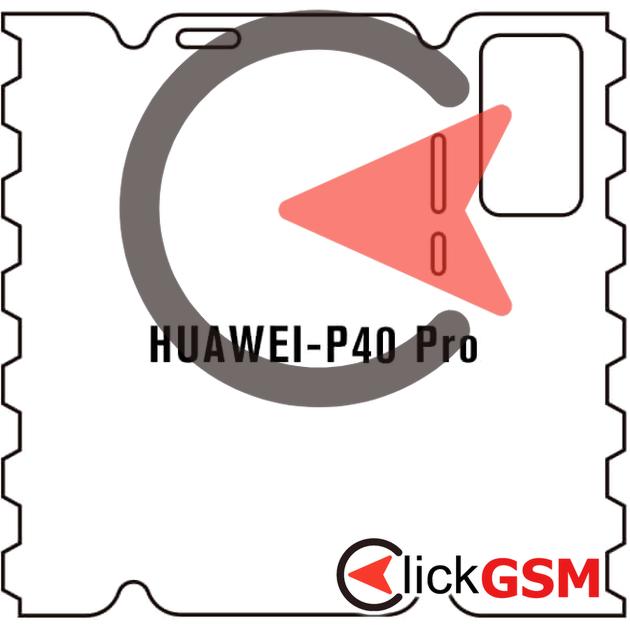 Folie Protectie Completa Spate Huawei P40 Pro