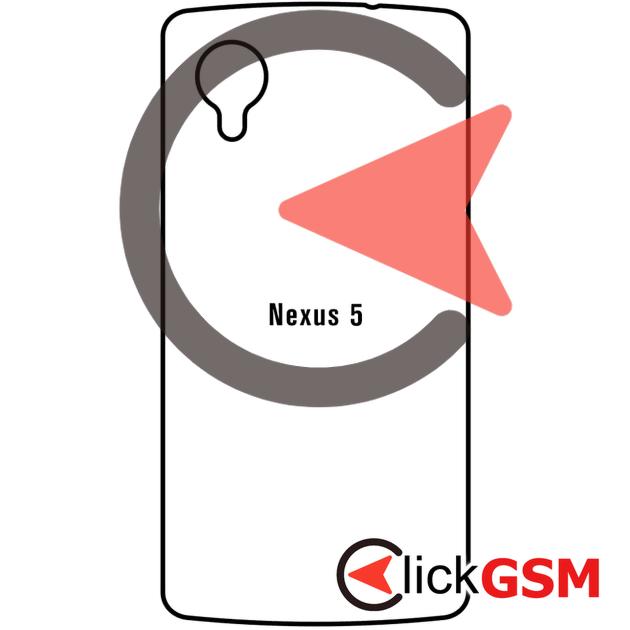 Folie Protectie Spate Skin High LG Google Nexus 5