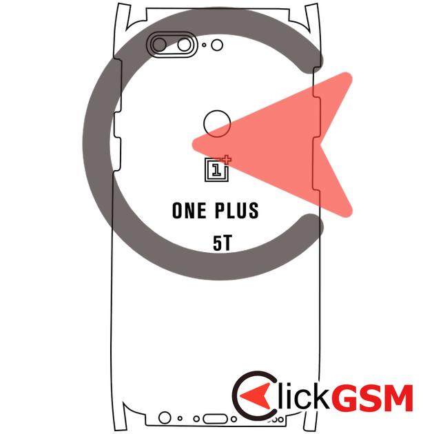 Folie Protectie Completa Spate OnePlus 5T