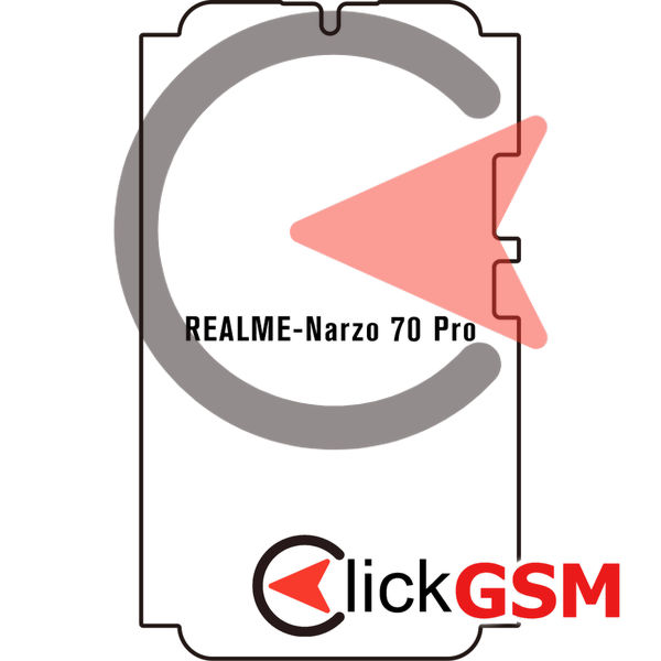 Folie Realme Narzo 70 Pro 5g Front Half