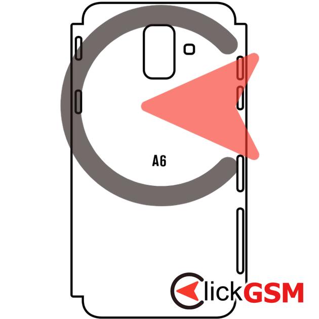 Folie Protectie Completa Spate Samsung Galaxy A6 2018