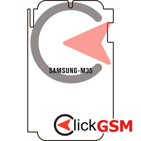 Folie Samsung Galaxy M35 5g Front Half