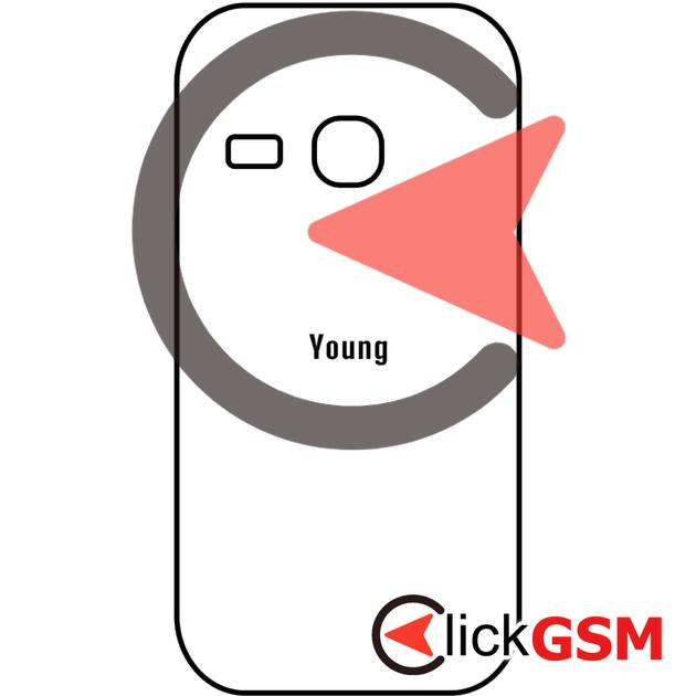 Folie Samsung Galaxy Young S6310 Back