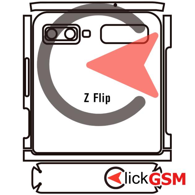 Folie Protectie Completa Spate Samsung Galaxy Z Flip