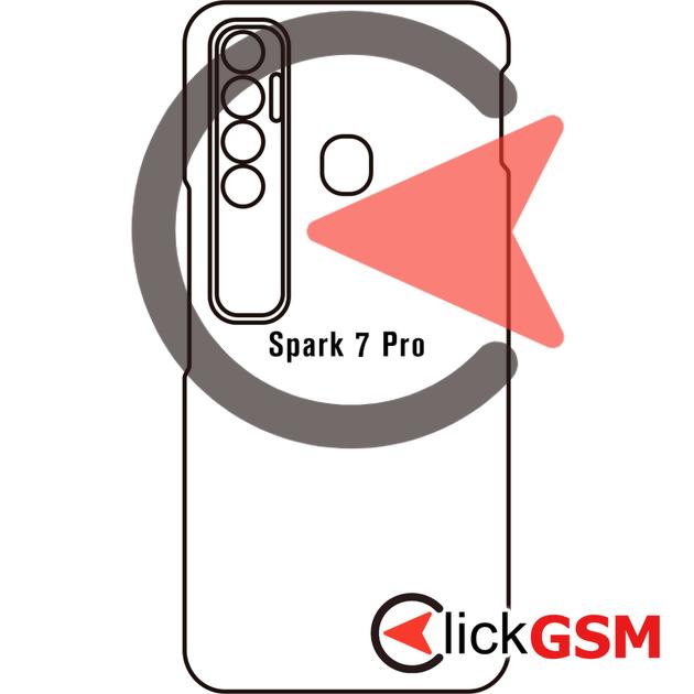 Folie Protectie Spate Tecno Spark 7 Pro