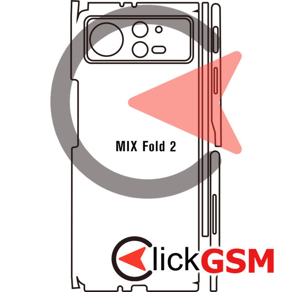 Folie Xiaomi Mi Mix Fold 2 All  Round Lens