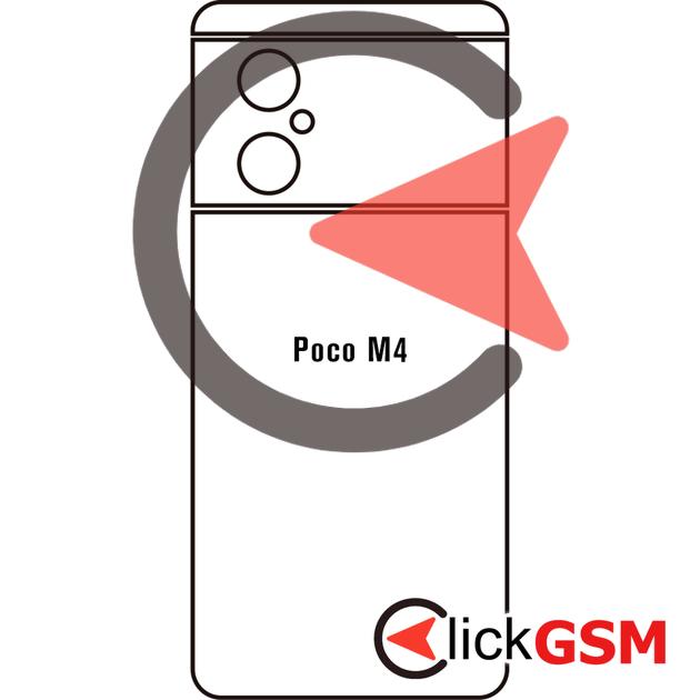 Folie Protectie Spate Xiaomi POCO M4 5G