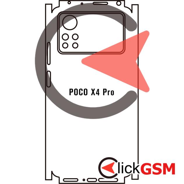 Folie Protectie Completa Spate Xiaomi POCO X4 Pro 5G