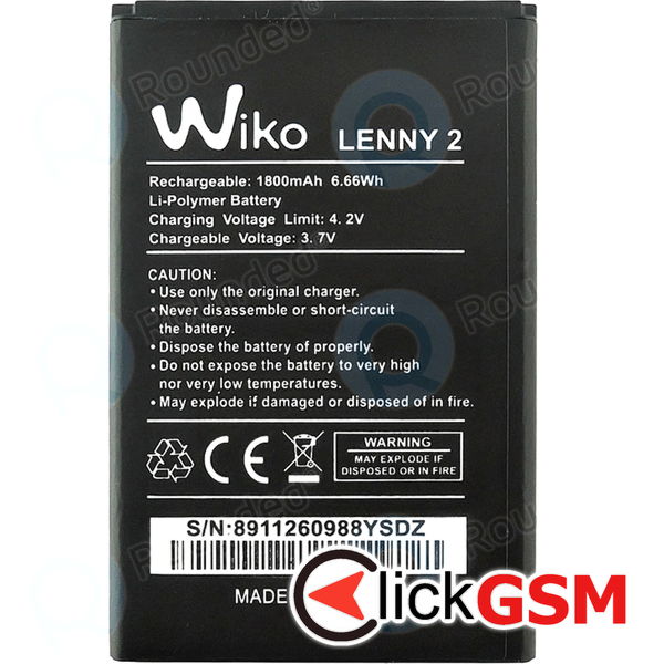 Piesa Acumulator Wiko Lenny 2 3e0h