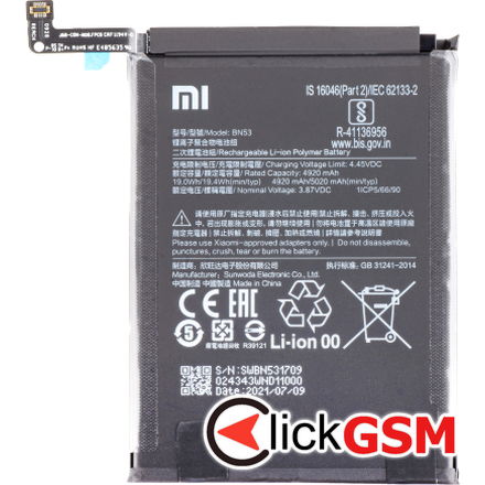 Piesa Baterie Originala Pentru Xiaomi Redmi Note 10 Pro 32sf