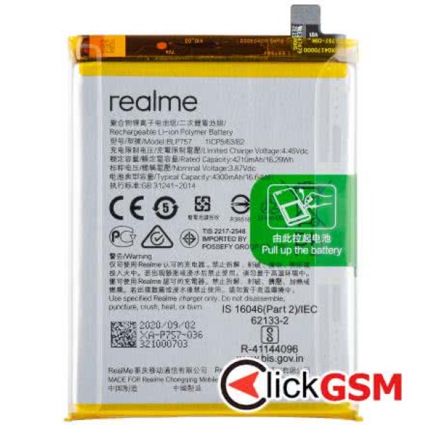 Piesa Baterie Originala Realme 6 Pro 56fq