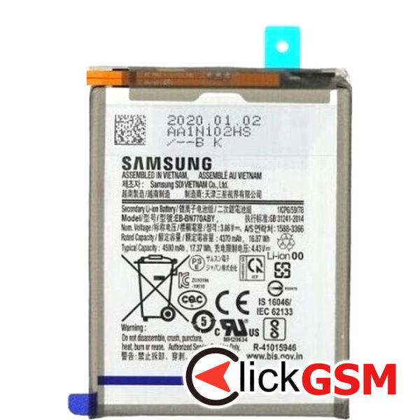 Piesa Piesa Baterie Originala Samsung Galaxy Note10 Lite 40om