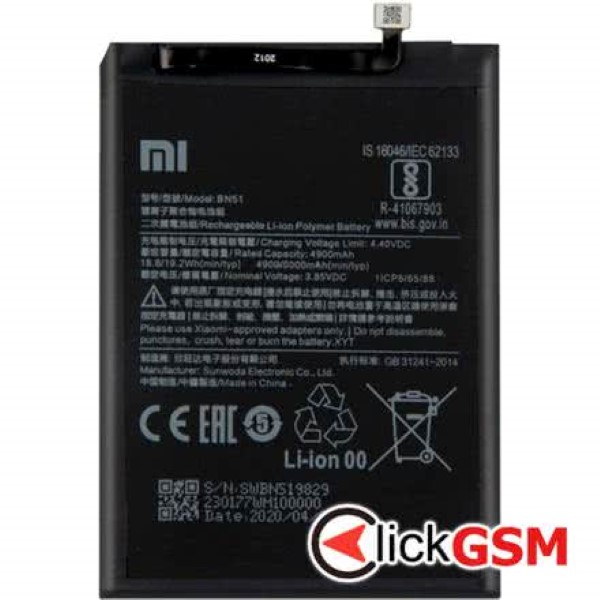 Piesa Baterie Originala Xiaomi Redmi 8 1jtg