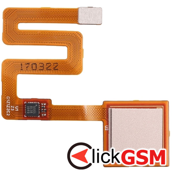 Piesa Buton Amprenta Gold Xiaomi Redmi Note 4 1yvj