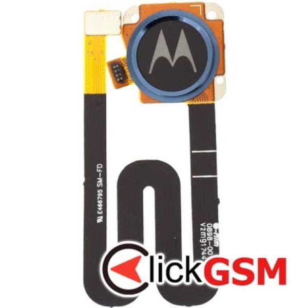 Piesa Piesa Buton Amprenta Pentru Motorola Moto E5 Plus Albastru 11jr
