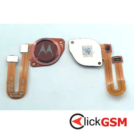 Piesa Piesa Buton Amprenta Pentru Motorola Moto E7 Plus Orange 3171