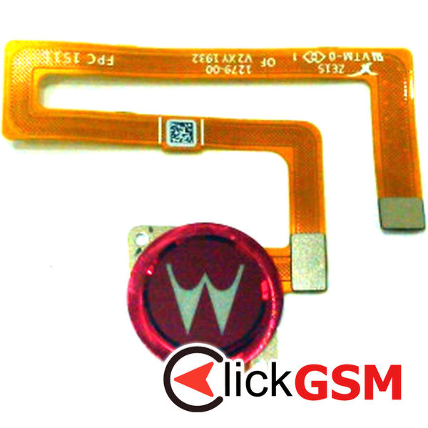 Piesa Buton Amprenta Rosu Motorola Moto G8 Play 318q