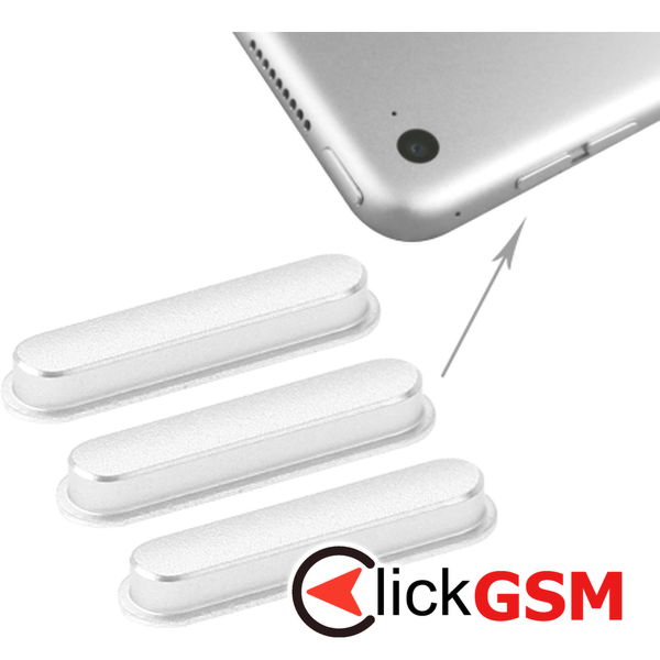 Piesa Piesa Buton Lateral Argintiu Apple Ipad Air 2 2alp