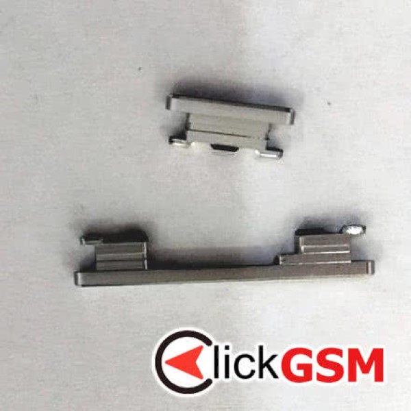 Piesa Buton Lateral Argintiu Xiaomi Mi 8 38cy