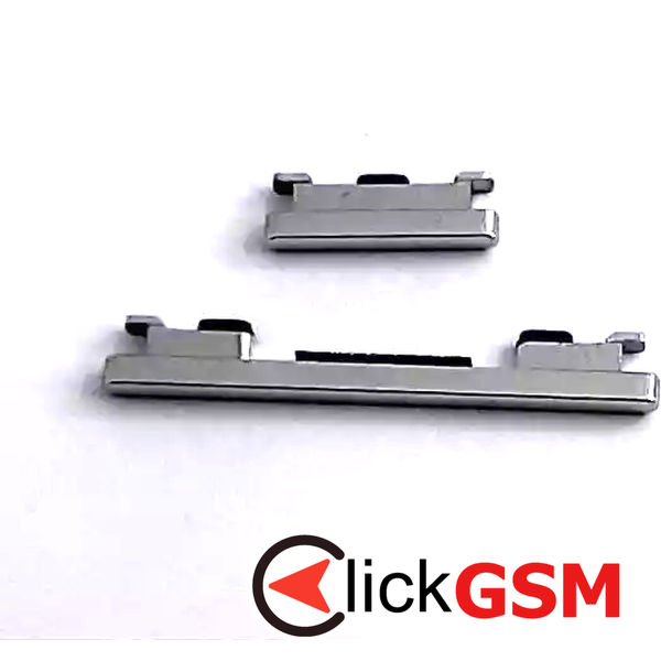 Piesa Piesa Buton Lateral Argintiu Xiaomi Mi Note 10 38s9