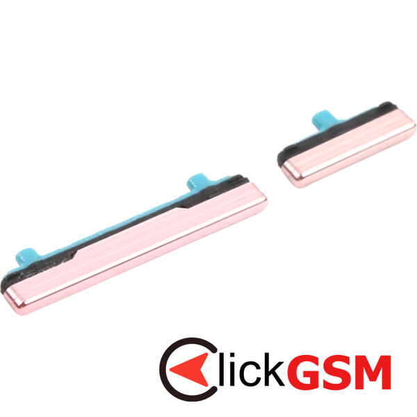 Piesa Piesa Buton Lateral Cu Buton Pornire Si Butoane Volum Pink Samsung Galaxy S21.plus 5g 4cxw