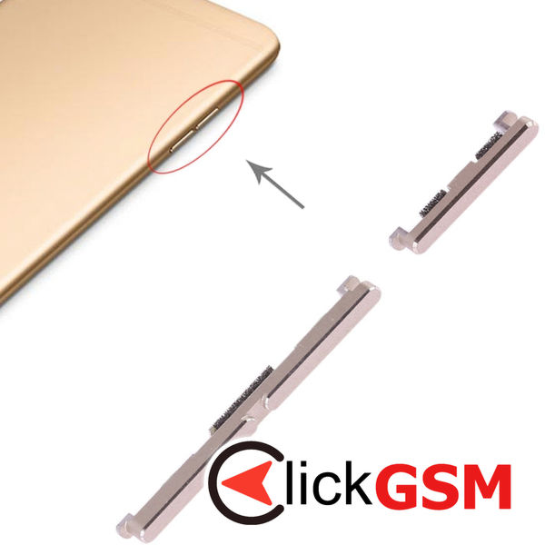 Piesa Buton Lateral Gold Oppo R9s 1wv7