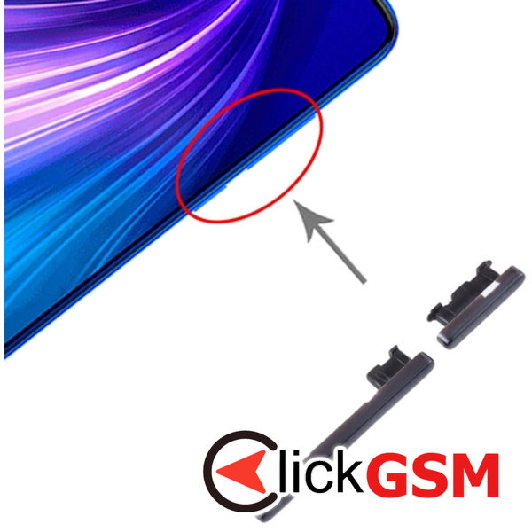 Piesa Buton Lateral Xiaomi Redmi Note 8 1yhz