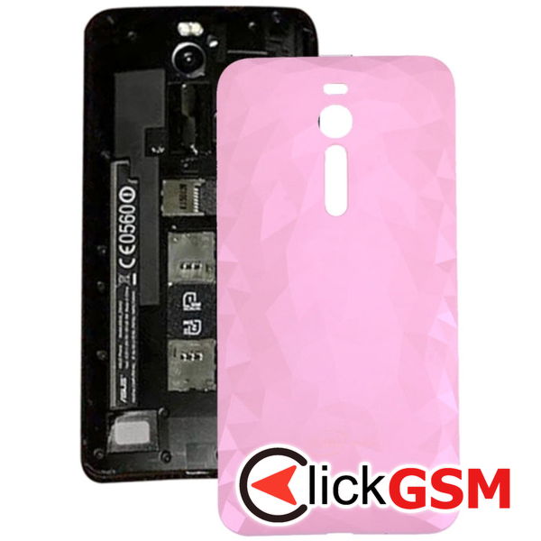 Piesa Piesa Capac Baterie Cu Nfc Pink Asus Zenfone 2 Deluxe 24yr