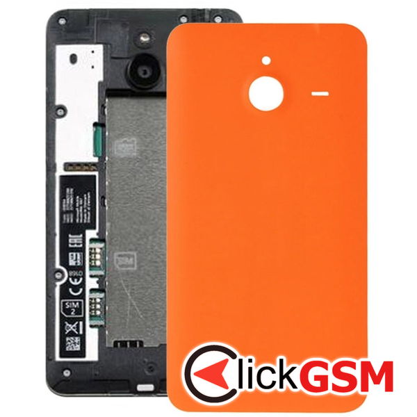 Piesa Piesa Capac Baterie Orange Microsoft Lumia 640 Xl 1y10